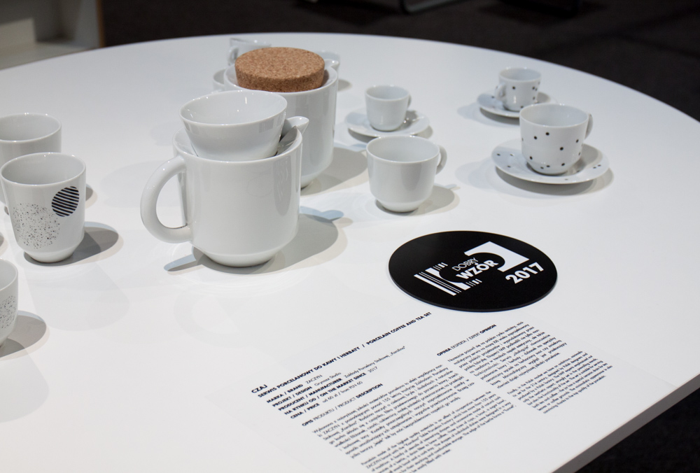 Czaj - serwis porcelanowy do kawy i herbaty/projekt Grynasz Studio, producent Zakłady Porcelany Stołowej Karolina